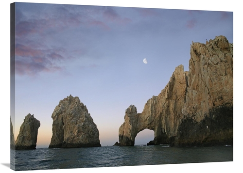 Global Gallery GCS-396145-3040-142 30 x 40 in. Moon Over El Arco, 