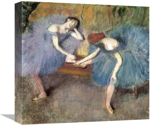 Global Gallery GCS-277347-16-142 16 in. Two Dancers Resting, C. 19