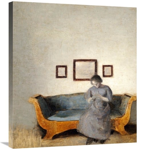 Global Gallery GCS-266485-30-142 30 in. Ida Hammershoi Sitting on a So