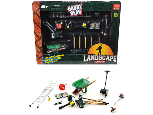 \Landscape Service\ Accessories Set for 1/24 Scale Models by Phoenix