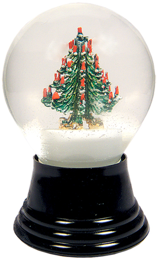 Alexander Taron PR1004 Perzy Snowglobe  Medium Christmas Tree