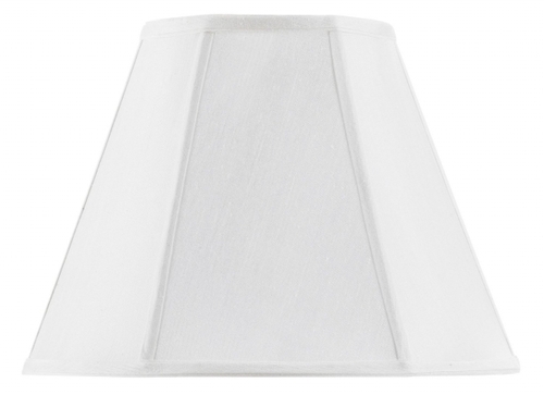 Cal Lighting SH-8106-12-WH 12 in. Vertical Piped Basic Empire Shade- W