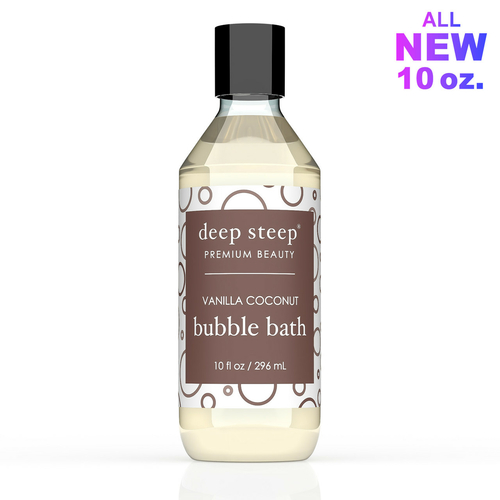 10oz Bubble Bath- Vanilla Coconut- Deep Steep