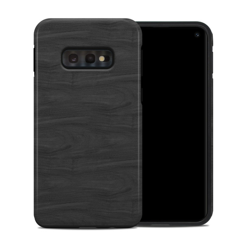 DecalGirl SGS10EHC-BLACKWOOD Samsung Galaxy S10e Hybrid Case - Black W