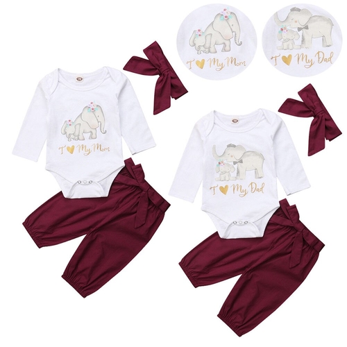New Casual Newborn Baby Girls Cute Outfits