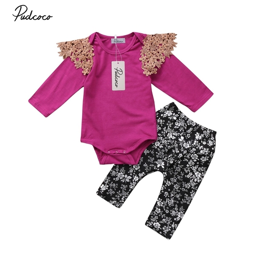 Baby Girls Flower Clothing Set Newborn Baby Girl