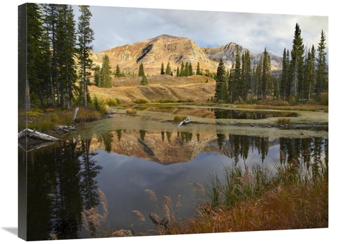 Global Gallery GCS-396496-2432-142 24 x 32 in. Ruby Range Reflected in