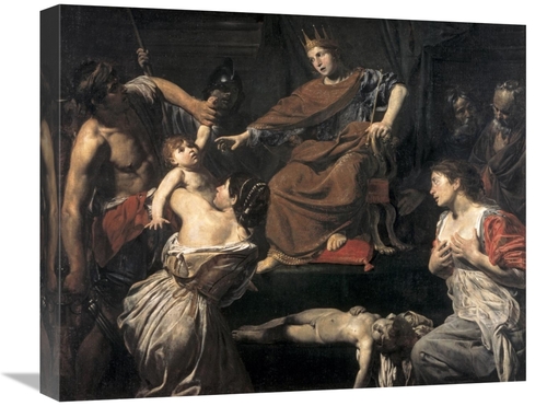 Global Gallery GCS-276826-22-142 22 in. Judgement of Solomon Art Print