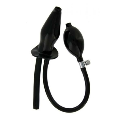 Inflatable Enema Plug Silicone Black