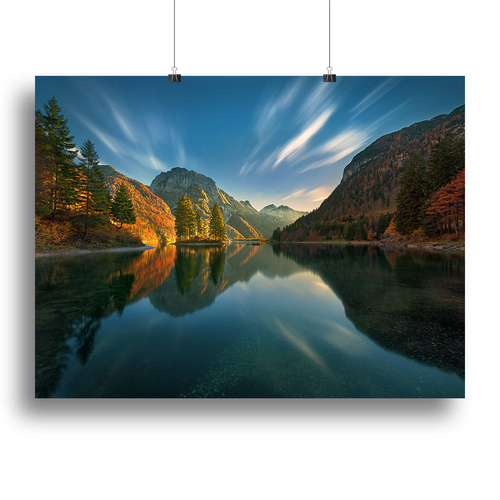 Magic Lake Canvas Print or Poster