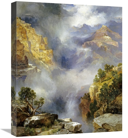 22 in. Mist in the Canyon Art Print - Thomas Moran