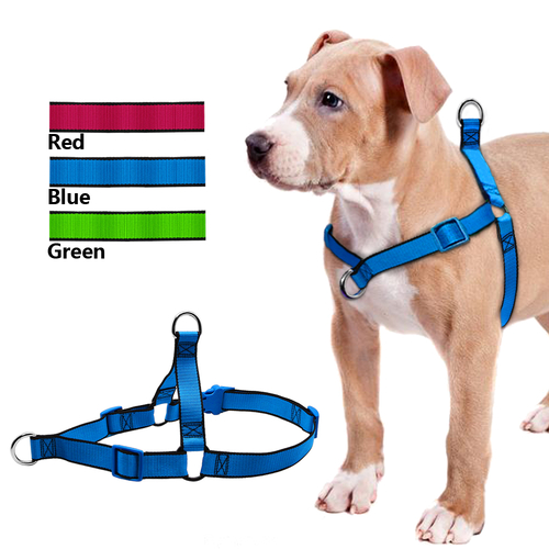 No Pull Dog Harness Length Adjustable Step In
