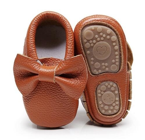 Hot sale Genuine Leather Rubber bottom baby girls