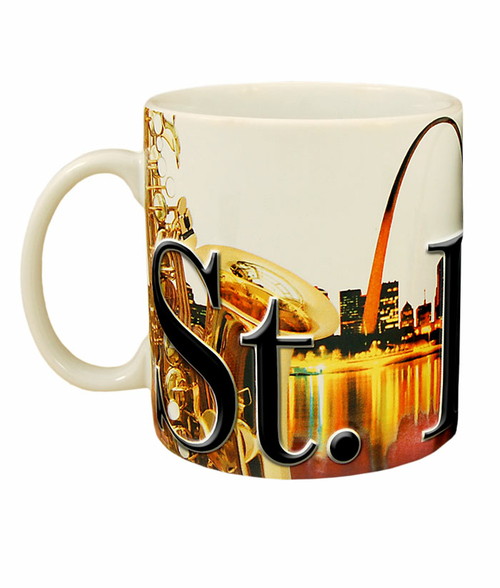 Americaware SMSTL01 St. Louis 18 oz Full Color Relief Mug