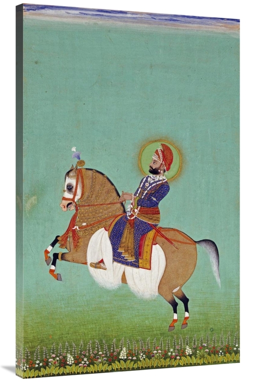 Global Gallery GCS-267284-44-142 44 in. Equestrian Portrait of Maharan