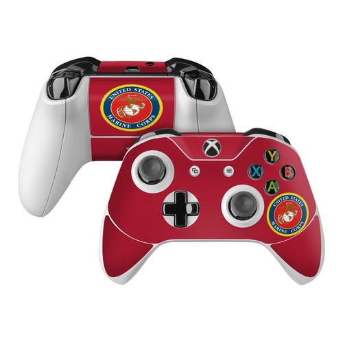 DecalGirl XBOC-USMC-RED Microsoft Xbox One S Controller Skin - USMC Re