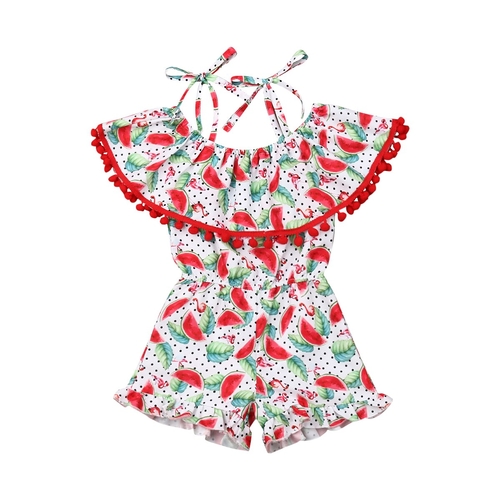 Summer Rompers Toddler Kids Baby Girls Clothes