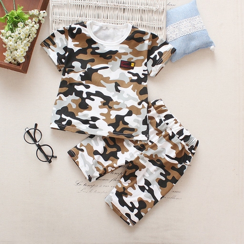 Summer Army Camouflage Baby Boy Girl Cotton Short