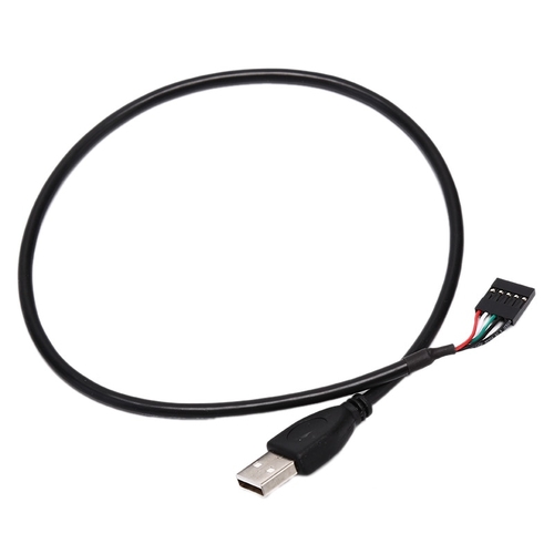 50cm USB 2.0 Type A Male to 5 Pin Female Header