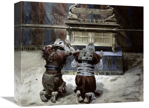 Global Gallery GCS-280433-16-142 16 in. Moses & Joshua in the Tabernac