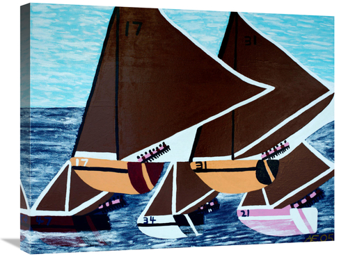 Global Gallery GCS-479465-2228-142 22 x 28 in. Raggad Island Regatta A