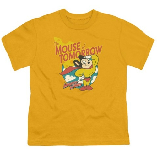 Trevco Mighty Mouse-Mouse Of Tomorrow - Short Sleeve Youth 18-1 Tee - 