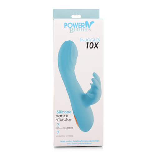 Curve Toys Power Bunny Snuggles Rechargeable Silicone Rabbit Vibrator