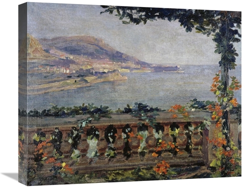 Global Gallery GCS-281890-22-142 22 in. Monaco - Vue Sur La Mer Art Pr