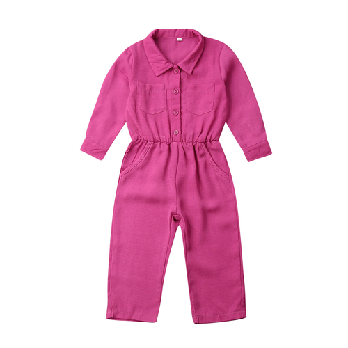 Autumn Fashion Baby Kids Girls Romper Jumpsuit