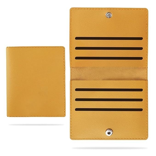 Yellow Card Holder for Men and Women