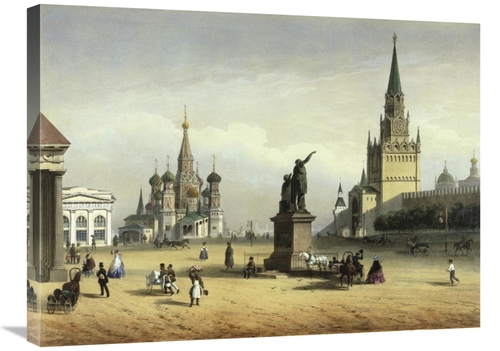 Global Gallery GCS-281860-30-142 30 in. View of Red Square - From Mosc