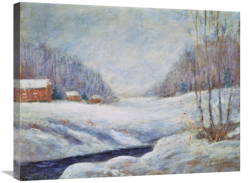 Global Gallery GCS-280600-30-142 30 in. Winter Landscape Art Print - J