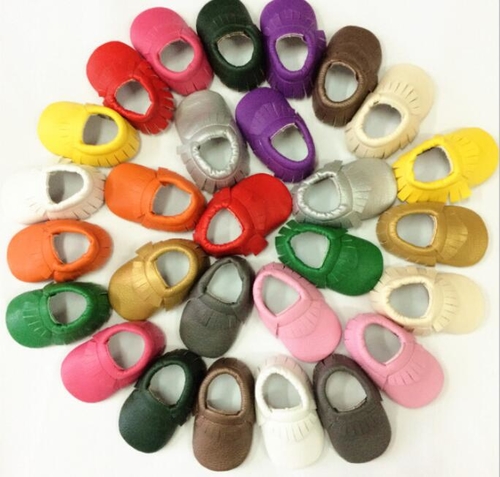 Tassels PU Leather Baby Shoes Baby Moccasins