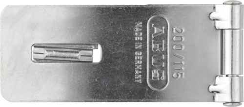 ABUS 200 by 115 C 4.5 in. Conventional Fixed Staple Hasp Hardened