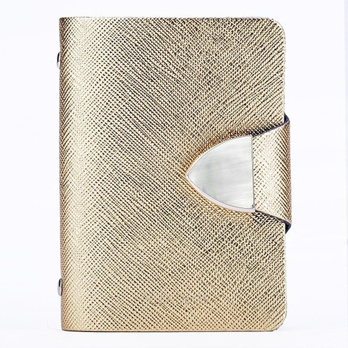 Card Holders Metallic Color Hasp Lock