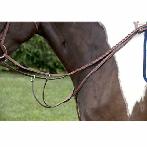 Exselle AEBPR183OSB Plain Rsd Breastplate W-Run Martin Attach for Larg