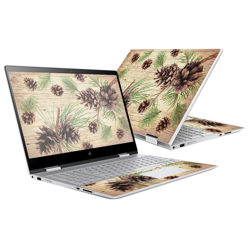 MightySkins HPENVY1517-Pine Collage Skin for HP Envy x360 15 in. 2017 