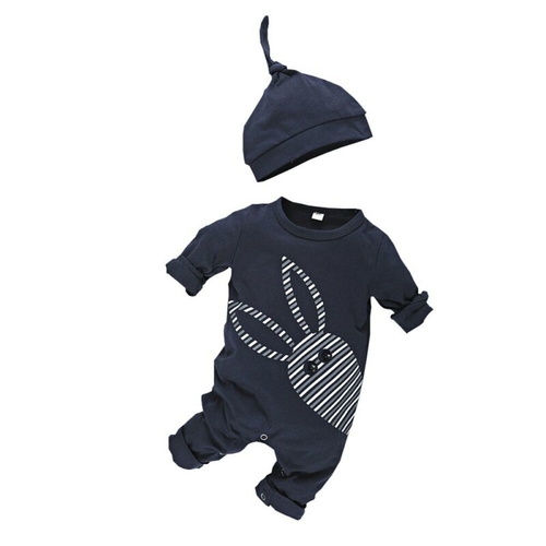 Newborn Baby Boy Girls 0 24M Infant Romper Long