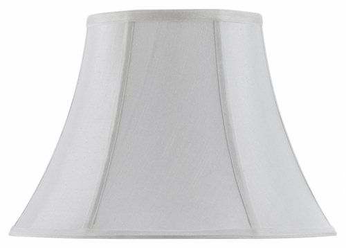Cal Lighting SH-8104-16-WH 16 in. Vertical Piped Basic Bell Shade- Whi