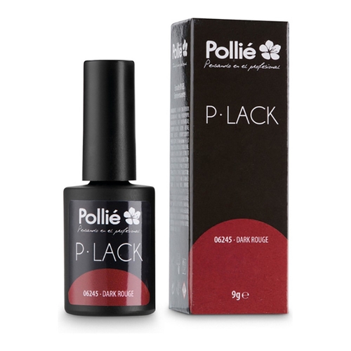 Nail Polish Semi-permanent P-Lack Eurostil DARK ROUGE Dark Rouge (9