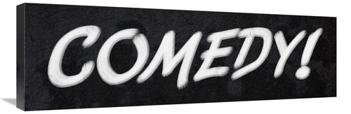 Global Gallery GCS-382205-1236-142 12 x 36 in. Title Card - Comedy Art