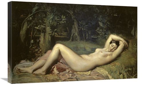 Global Gallery GCS-281884-30-142 30 in. Sleeping Nymph Art Print - The