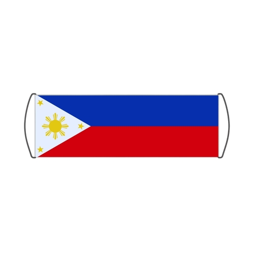 Bannière de défilement Drapeau des Philippines