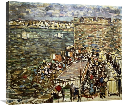 Global Gallery GCS-279487-36-142 36 in. Ramparts, St. Malo Art Pri