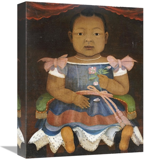Global Gallery GCS-267054-16-142 16 in. Portrait of a Child Art Print 