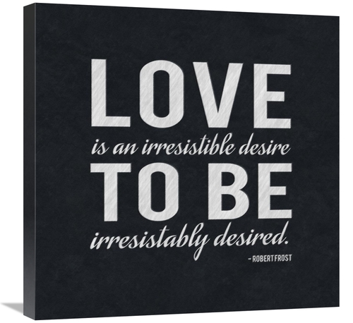 Global Gallery GCS-382227-2424-142 24 x 24 in. Quote - Frost - Love is