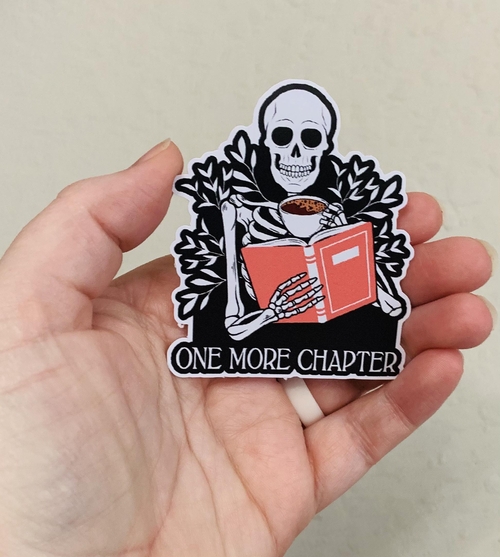 Ghost One More Chapter- Creepy Reader Stickers/Magnet