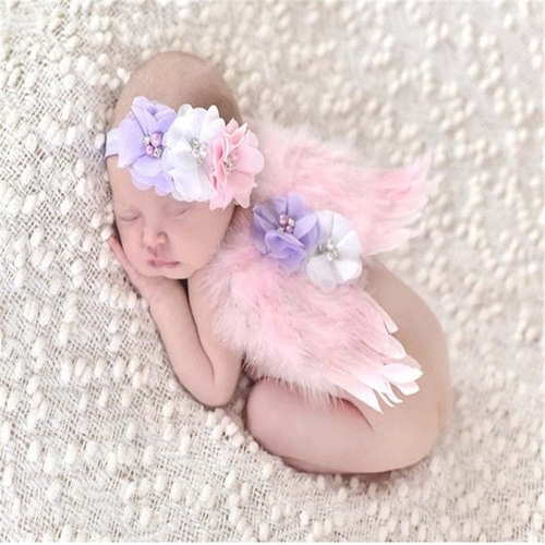 Fashion Baby Newborn Toddler Angel Wings Headband