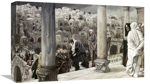 Global Gallery GCS-280312-22-142 22 in. Gentiles Ask to See Jesus Art 