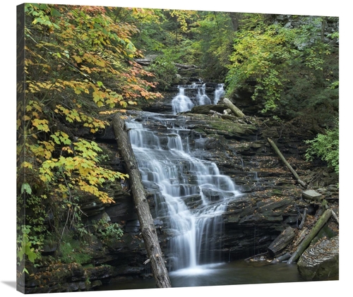 Global Gallery GCS-396427-36-142 36 in. Delaware Falls, Ricketts G